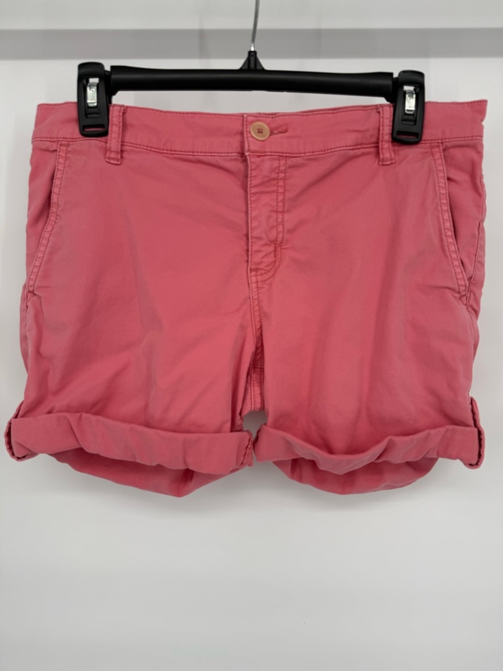 Tory Burch Rolled‎ Cuff Size 26 Chino Shorts Cotton Stretch Casual Summer Preppy